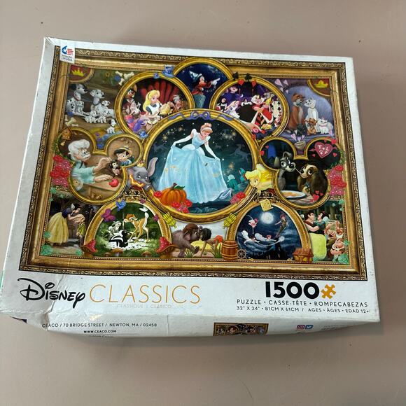 Disney Classics Jigsaw puzzle 1500 Pieces 2019 Ceaco 3402-3 - Picture 1 of 7